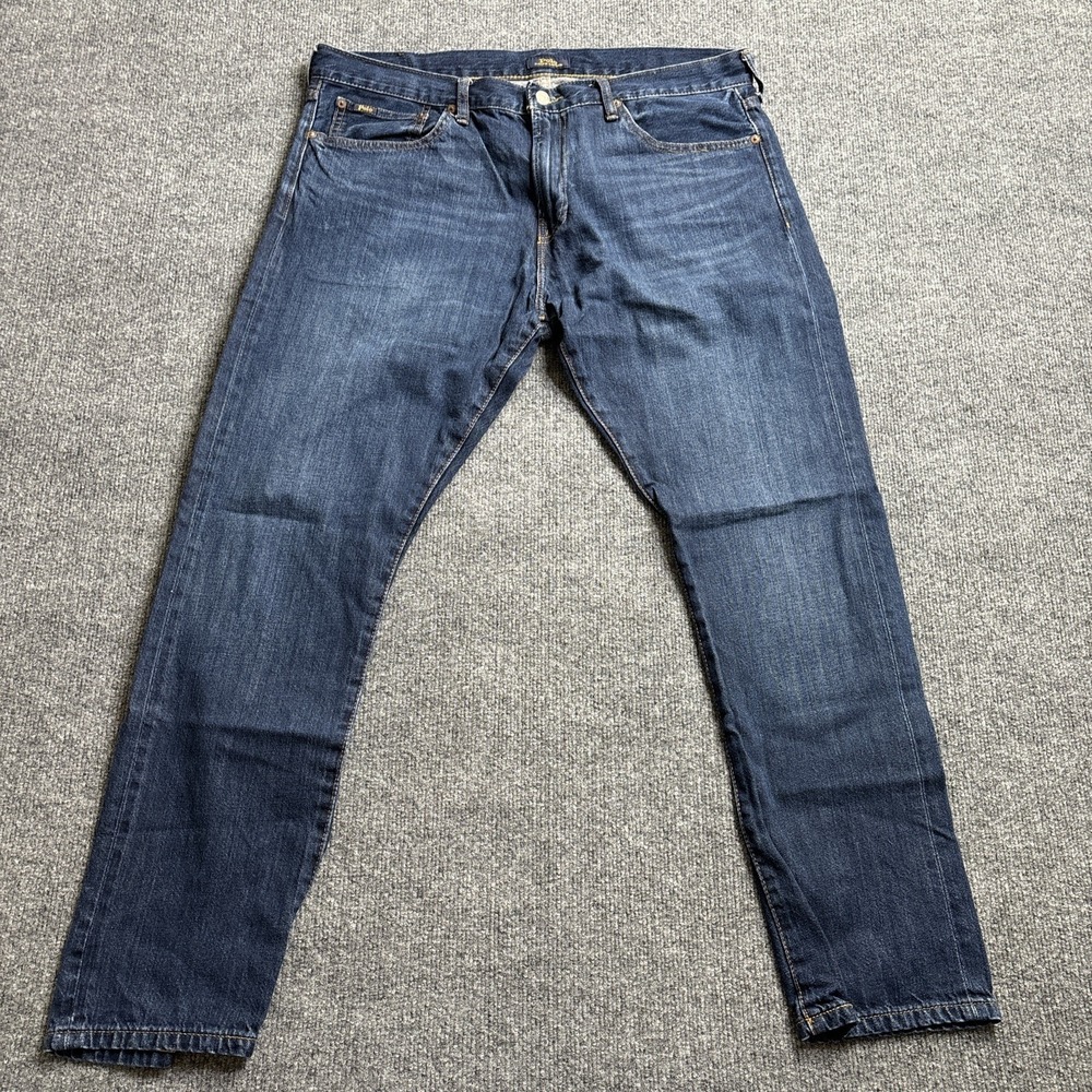 Polo Ralph Lauren Sullivan Slim Fit Jeans Men's 36x30 Dark Wash Blue